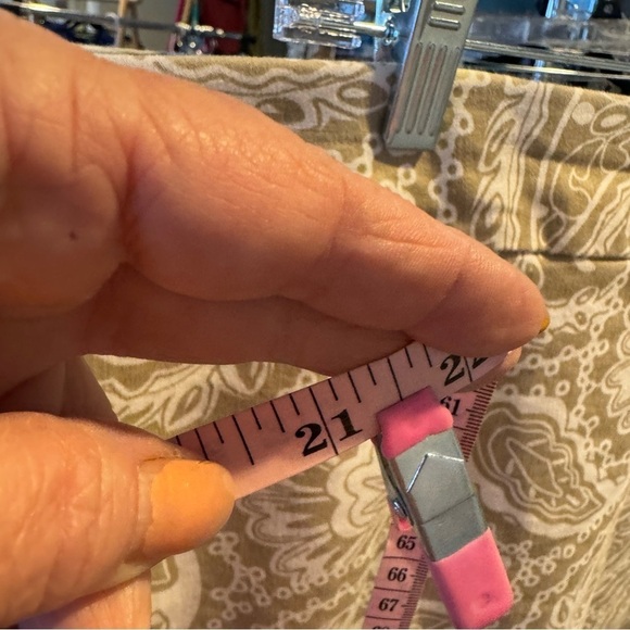 Croft & Barrow, tan paisley skort Skirt with shorts size 18 - Picture 11 of 14